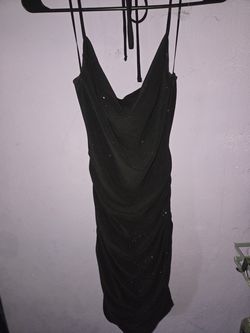 Sparkly black dress