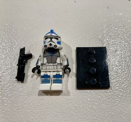 CUSTOM Star Wars ARC Trooper Fives Clone Trooper - Comes With Blaster And Baseplate