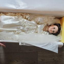 Porcelain bride collector's doll never taken out a box