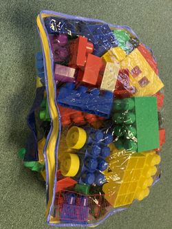 Large bag of mega blocs...&10