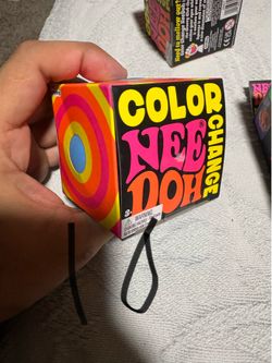 Needoh color changing blue to pink