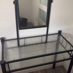Glass Vanity 
