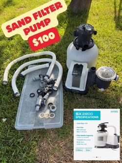 INTEX SX2800 SAND FILTER & PUMP