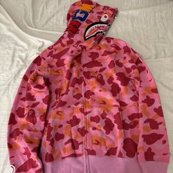 Pink Bape Camo Hoodie