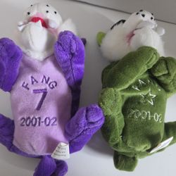 Tacoma Sabercats Hockey Plush Fangs Both Included