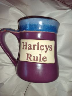 Large 20 OZ Ceramic Harley Mug