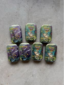 Pokemon TCG Prismatic Evolutions Mini Tins - Leafeon and Umbreon