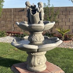 New Fountain Made Out Of Cement Perfect Gift 