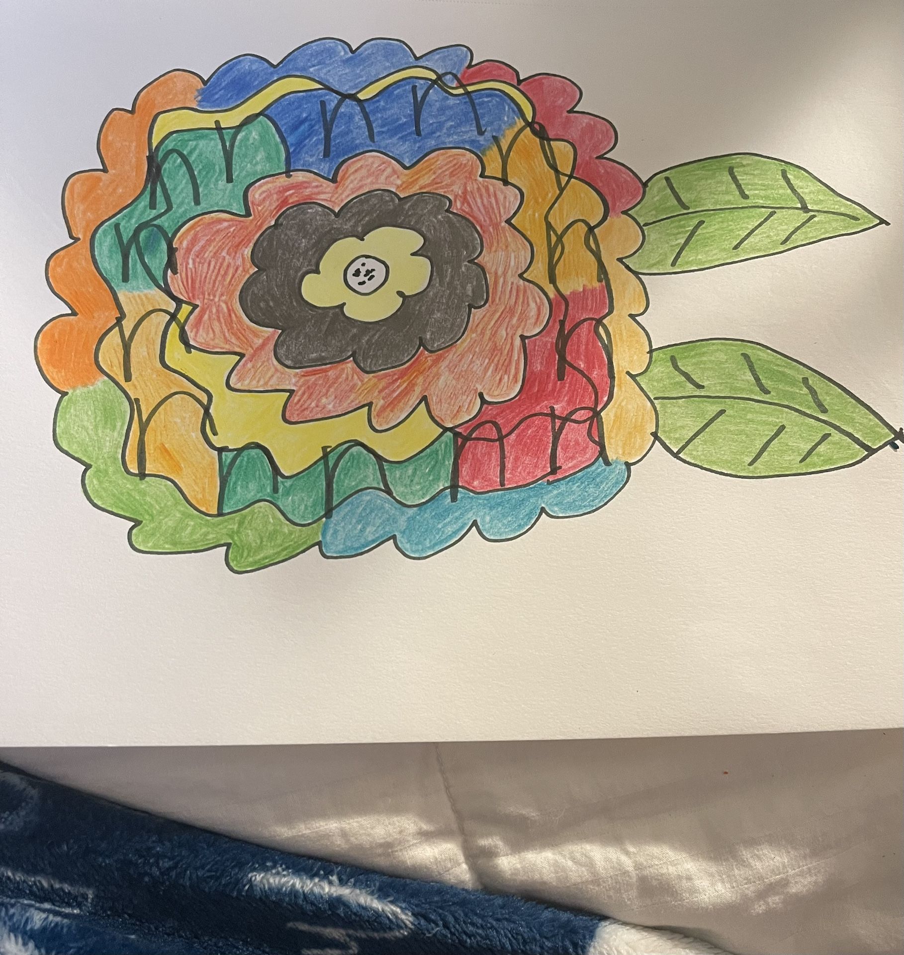 Fantasy Flower Drawing