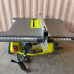 15 Amp 10 in. Compact Portable Corded Jobsite Table Saw