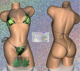 {EXOTIC DANCE/ CLUB/ RAVE WEAR}: 2 PIECE SET