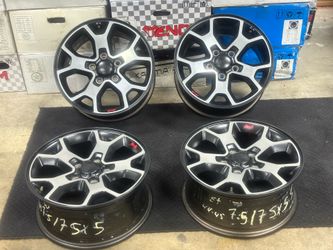 Jeep Rims Wheels 17 Inch 7.50 Inch wide Factory 5 Lugs Bolt Pattern 5 inch 127 mm Set Of 4