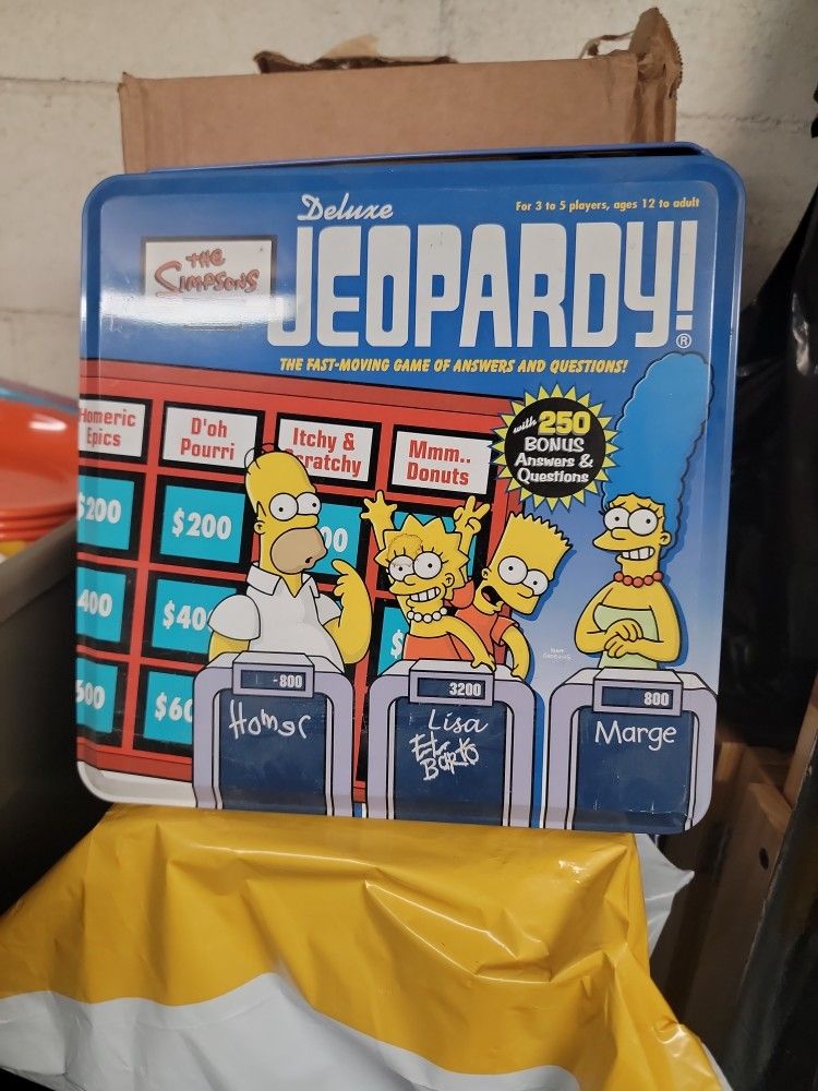 Simpsons Jeopardy Game