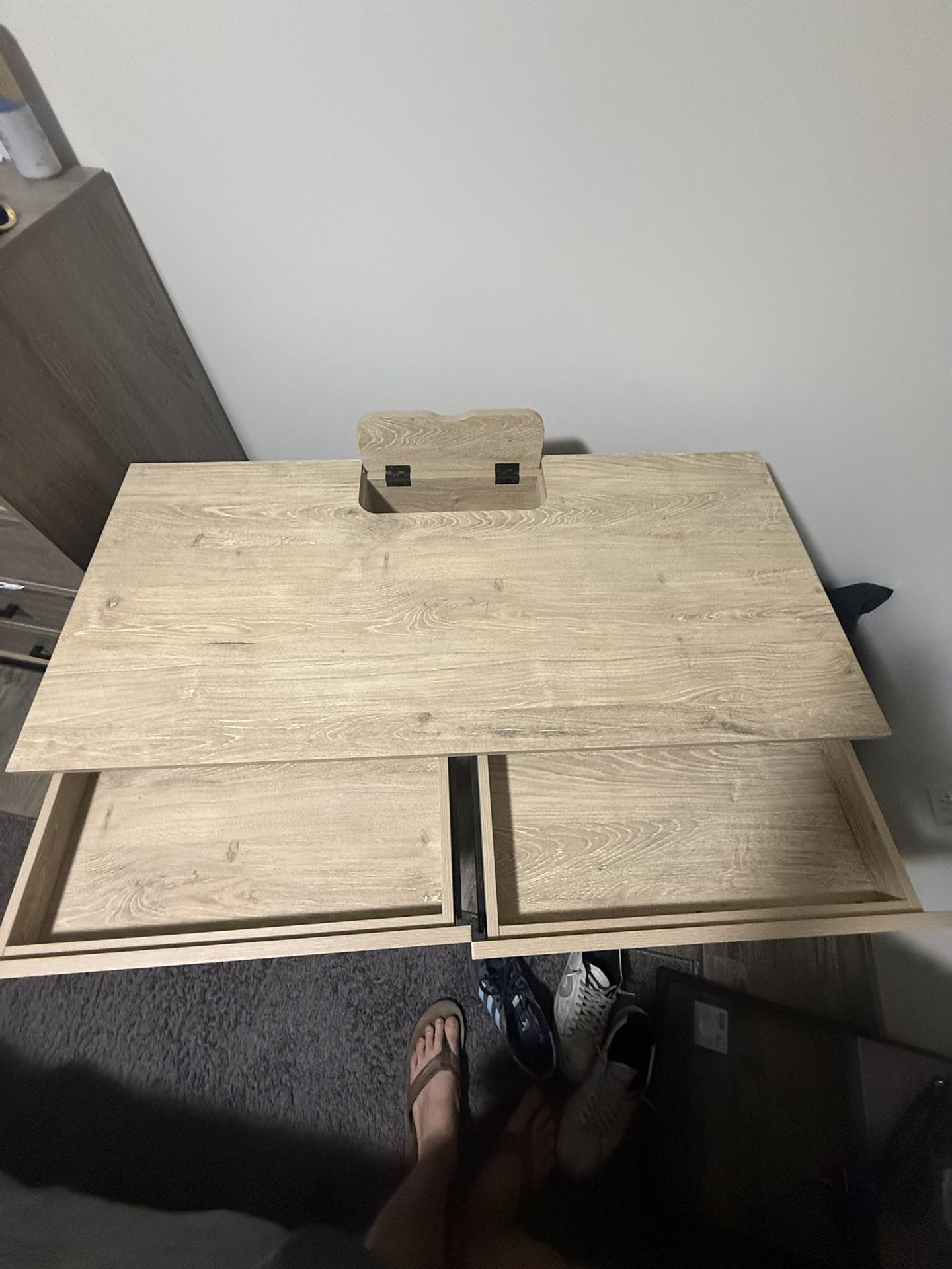 Brand New Desk With Built In Outlets
