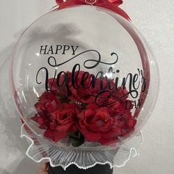 Valentines Day Eternal Flower Ballon