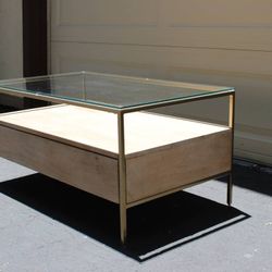 Mid Century Modern West Elm Cooper Storage Coffee Table 38
