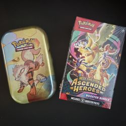 Pokemon Single Packs Booster Bundle And Tin