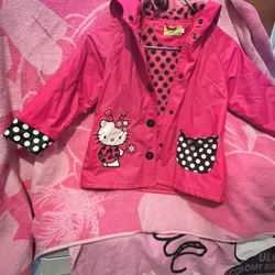 Sanrio Hello Kitty Ladybug Rain Coat Hoodie