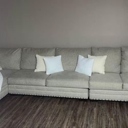Beige L-shape Sofa 