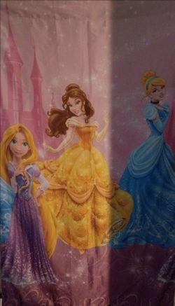 Disney Princess Backdrop/Tapestry Featuring Rapunzel,Belle and Cinderella 41"X 64"