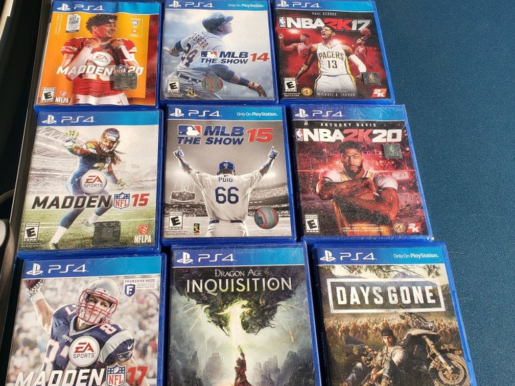 PS4......9 GAMES