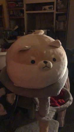 2 Large/Medium Very Soft Cute Dog Stuffed Animals