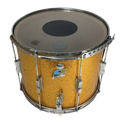 Vintage 1971 Ludwig Gold Sparkle Tom Drum - 15" x 13" - Made in USA