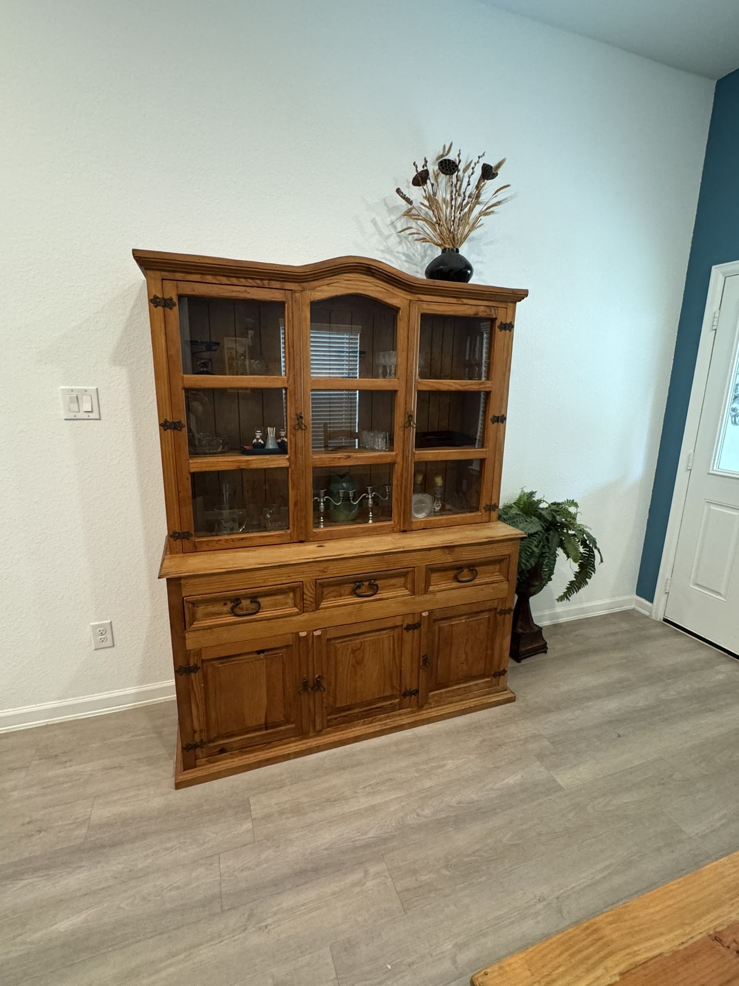 Rustic Wood Hutch