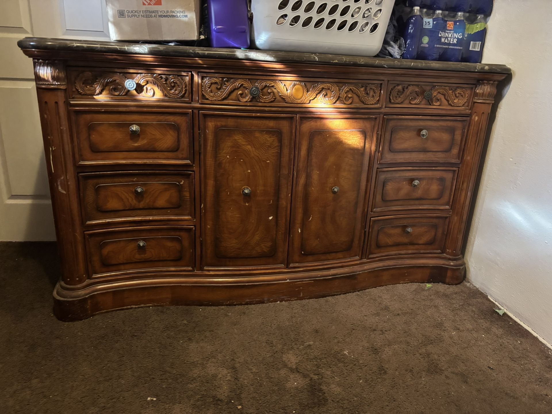 Marble Top Dresser