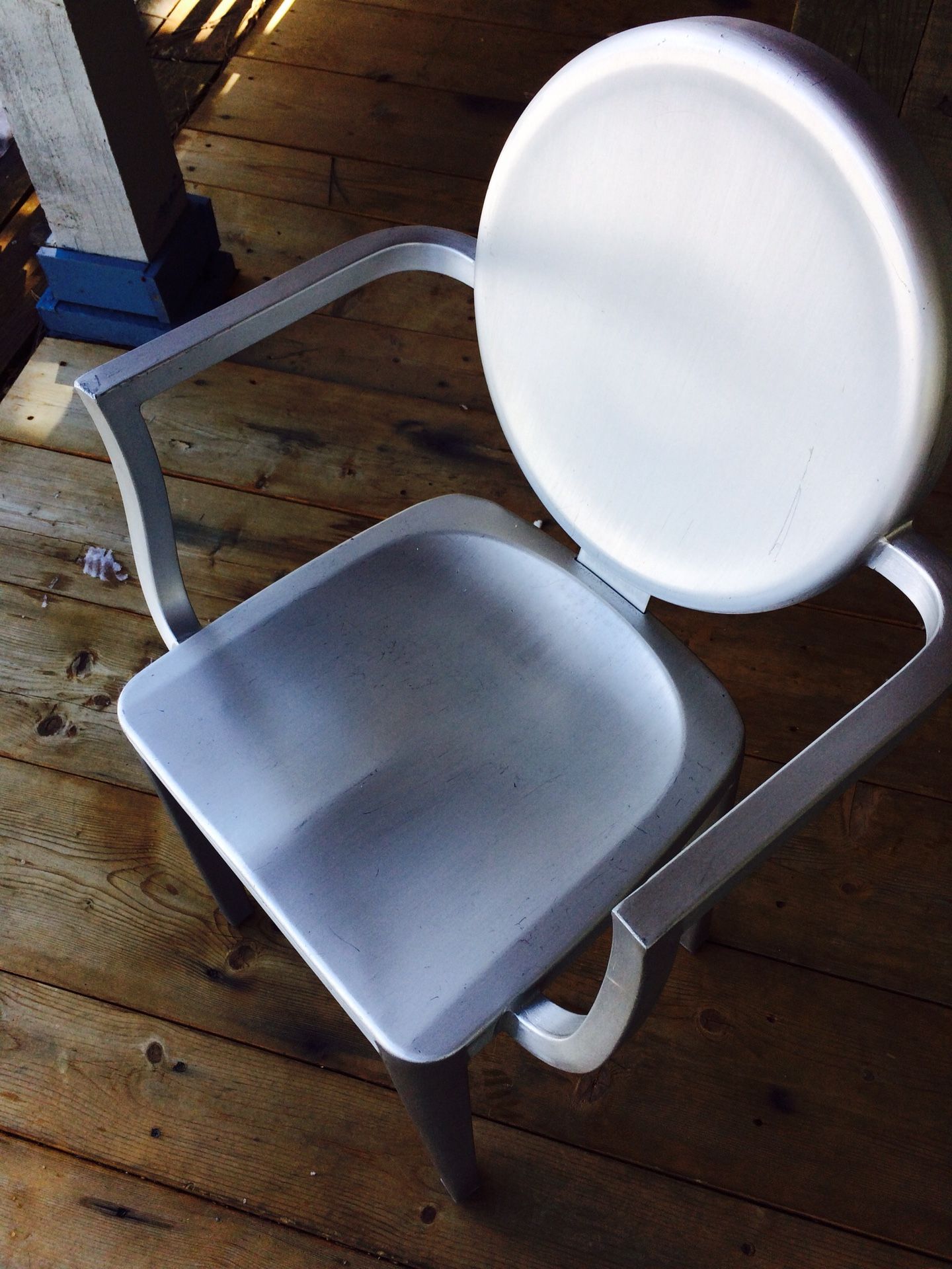 PRICE DROPPED!! All Aluminum Phillipe Stark Kong Chair