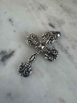 Chrome Hearts Large Filigree Cross Pendant