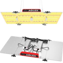 AGLEX K4000 LED Grow Light, 2024 Upgraded Grow Light with Daisy Chain & Dimmable, Full Spectrum Plant Grow Lights for Hydroponic Indoor Plants Seeding