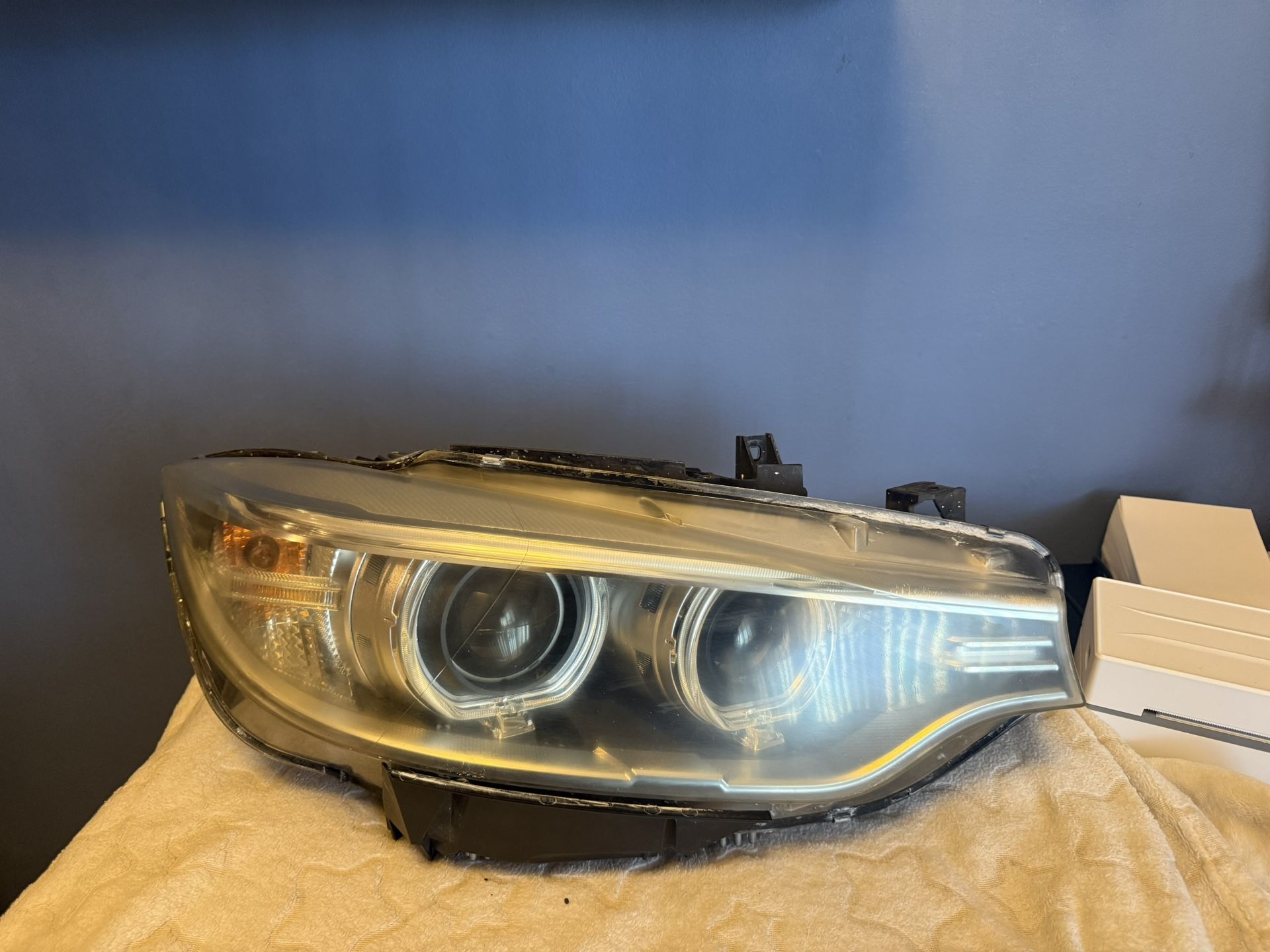 BMW 4 SERIES RIGHT HEADLIGHT 2014 2015 2016 2017