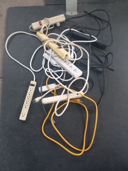 Power Strips and Extension Cords $5 each
