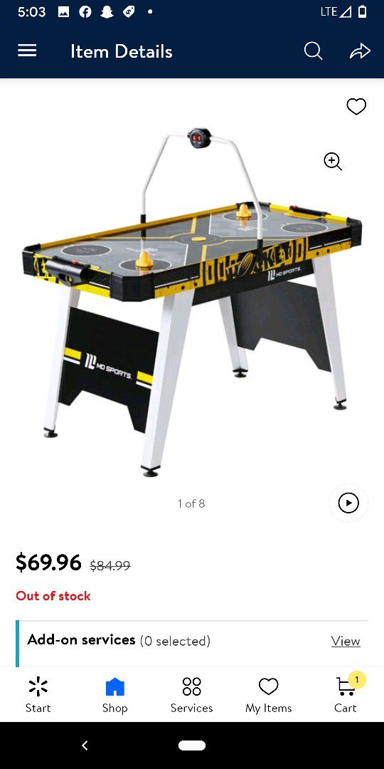 Brand New In The Box Air Hockey Table 54 In