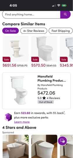 Mansfield toilet