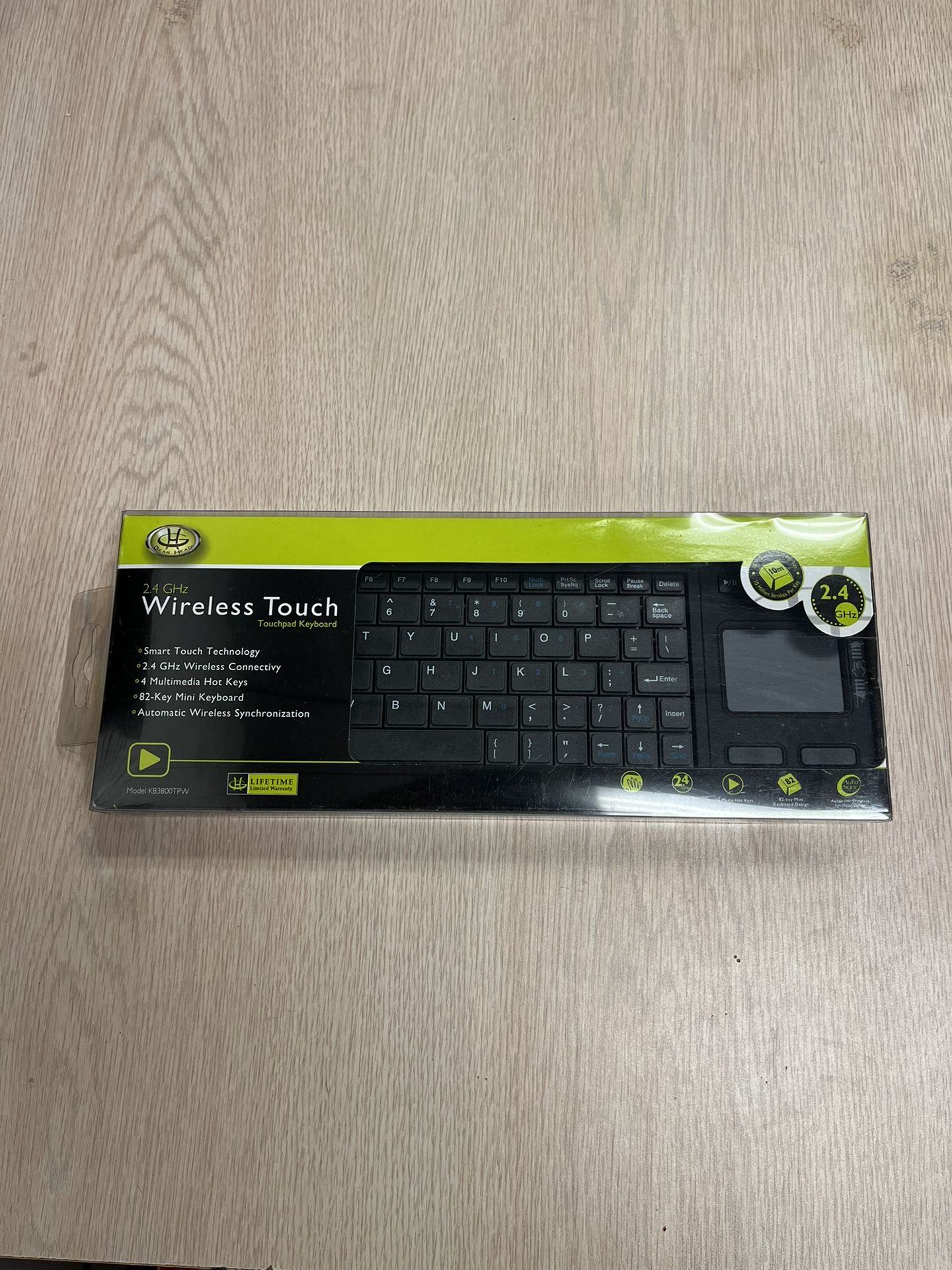 Gear Head Smart Touch Mini USB Touchpad Keyboard