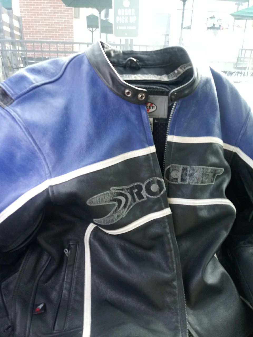 Joe rocket leather racing jacket