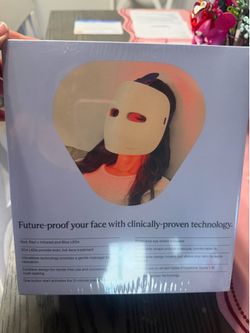 Theraface mask glow red light mask