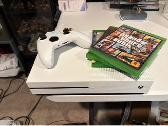 Microsoft Xbox One S Console with Controller and 3 Games