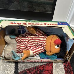🎵✨ Vintage Sesame Street Sing & Snore Ernie ✨🎵