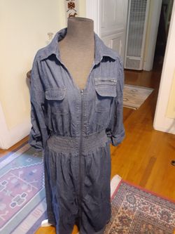 Size Extra Large Clean Denim Dress And Other Medium Items Sold Separately
