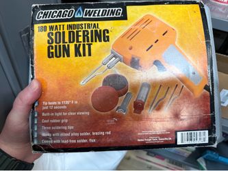 Chicago Welding 180-Watt Industrial Soldering Gun Kit