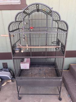 Rod Iron Bird Cage