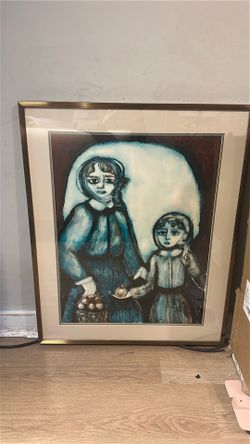 Girl with basket and girl with 🍎