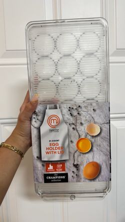 Brand New MasterChef 21-Count Egg Holder with Lid