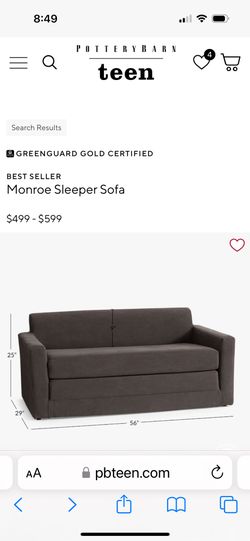 Pbteen sleeper sofa deals