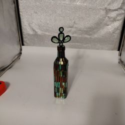 Vintage Mosaic Bottle Multicolor 