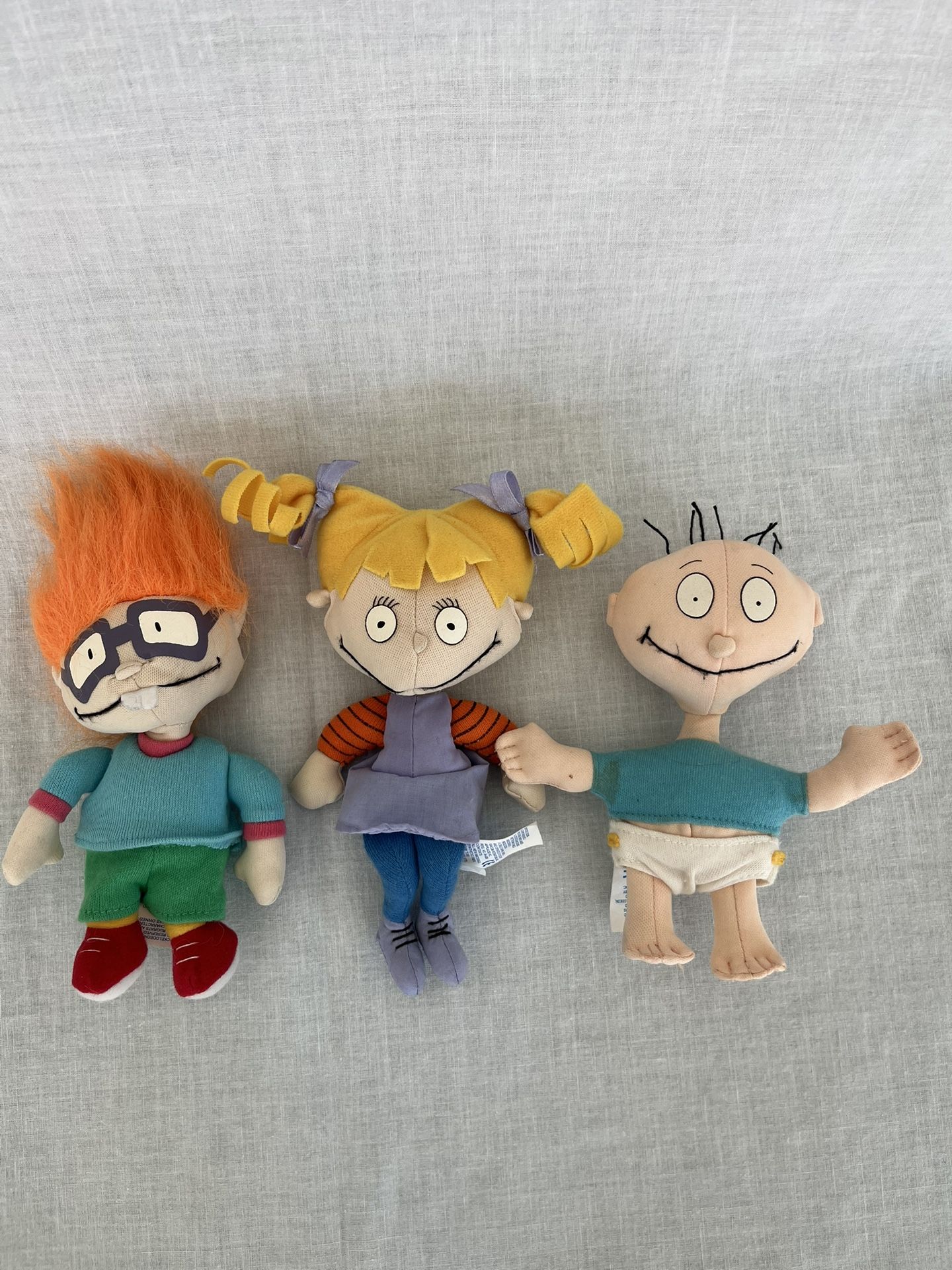 Three Rugrats Stuffed Dolls