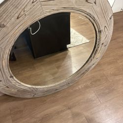 Circle Shaped Glass Mirror